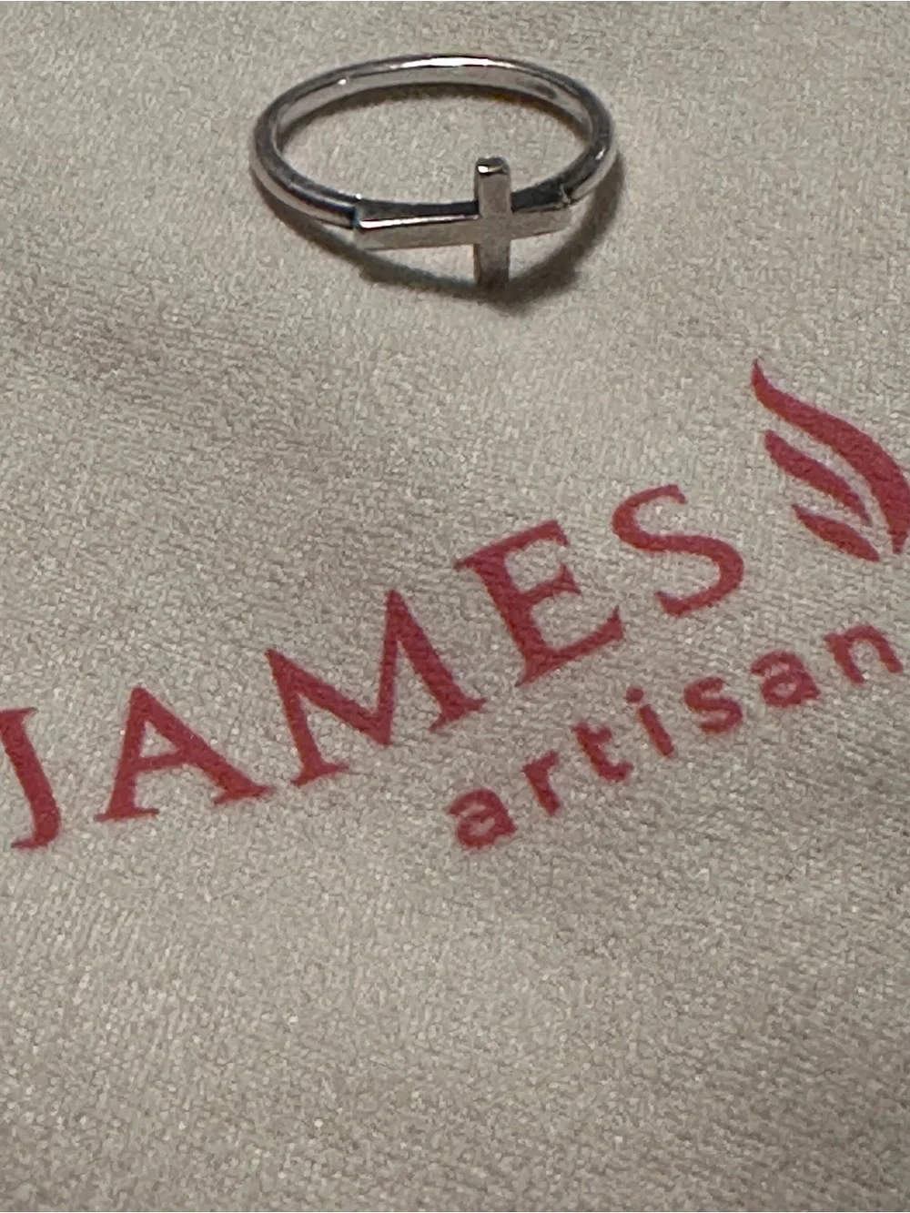 James Avery Silver Cross Ring - Silver